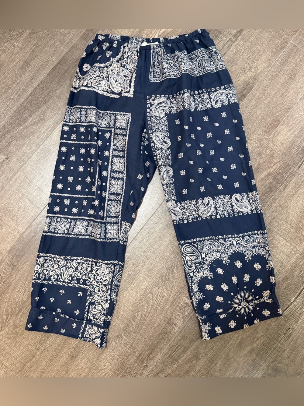 The Great Paisley Bandana Pants - size 1 (small)